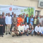 Participantes em actividades do projecto de economia circular baseada no bambu em Mocambique